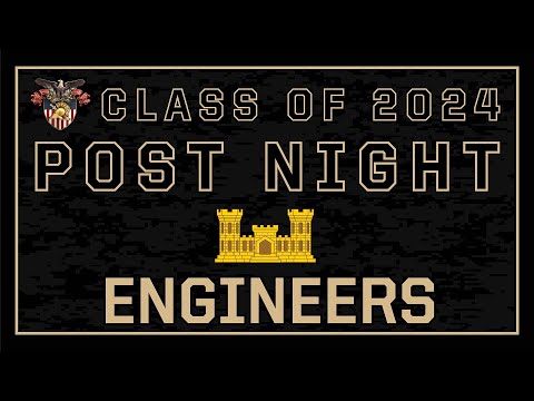 West Point Class of 2024 Engineers Post Night