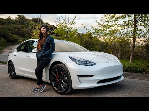 Picking up our Tesla Model 3 Performance