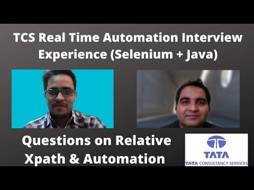 TCS Automation Testing Interview Experience | Real Time Interview Questions and Answers