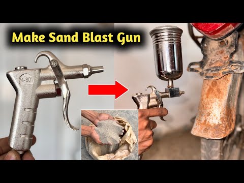 How to make Sand Blaster Gun || DIY Send Blaster || Sand Blaster Gun