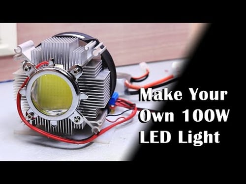 Make Your own 100W LED Light! | DIY