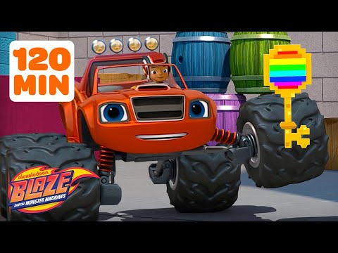 Blaze Finds a Magic Key, Transformations, & MORE ๐ | 120 Minutes | Blaze and the Monster Machines