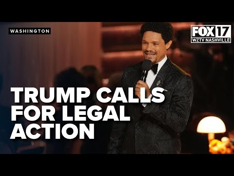 Trump slams Trevor Noah's Grammy's hosting, threatens legal action
