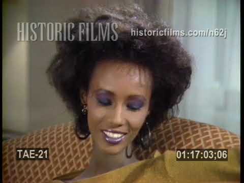 Super Model Iman Interviewed by Cosmopolitan Magazine's Helen Gurley-Brown 1983