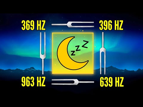 9 HOURS Tuning Forks 369 + 396 + 639 + 963 Hz | Nikola Tesla's 3-6-9 Secret Code (Delta Waves) ๐ด