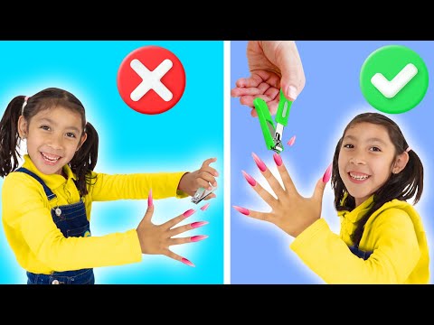 Maddieβs Nail Disaster! Learn Why Clean Nails Matter!