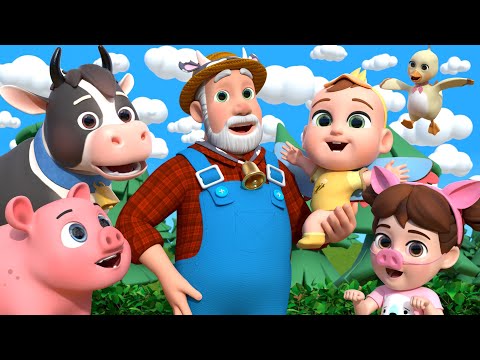 Old MacDonald Learning Animal Sounds | Lalafun Nursery Rhymes & Kids Songs