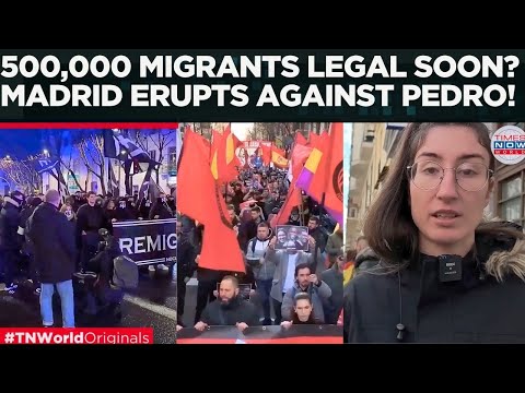 MADRID ON FIRE: Protesters Explode As Sanchez Grants Mass Amnesty To 500,000 Illegal Migrants Now!