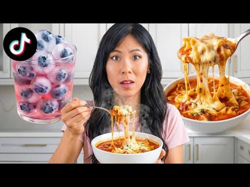 I Tested the MOST TRENDING TikTok Recipes! 🍣