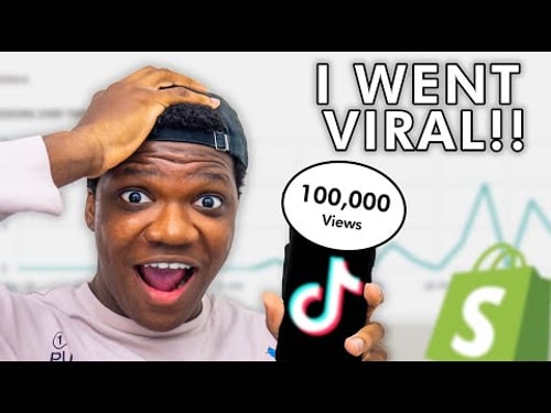 Beginner Tries TikTok DROPSHIPPING