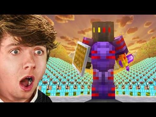 1000 Hunters vs Minecraft's Deadliest Players