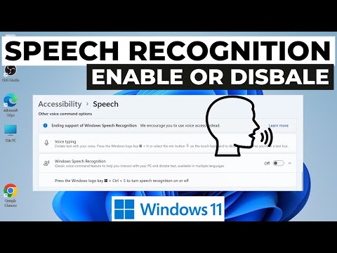 How to Enable or Disable Speech Recognition in Windows 11 2024