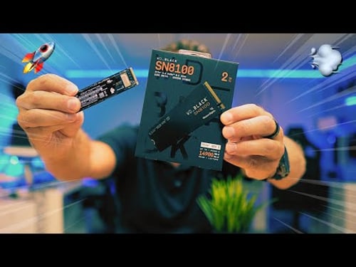 The Fastest SSD in the World? π Boots Up Before You Even Press the Button! π€―π WD Black SN8100