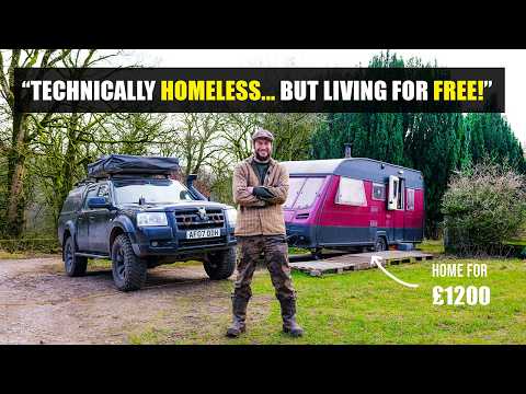 A Nomadic Farmhand in a £1,200 Caravan: Simplicity & Freedom!