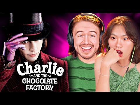 *GIRLFRIEND CAN'T HANDLE* Charlie and the Chocolate Factory (2005) Reaction: FIRST TIME WATCHING