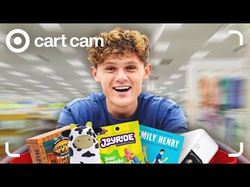 Ryan Trahan Hunts for the Perfect Holiday Gift | Target Cart Cam