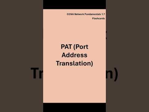 CCNA1.7 Flashcards - Describe private IPv4 addressing