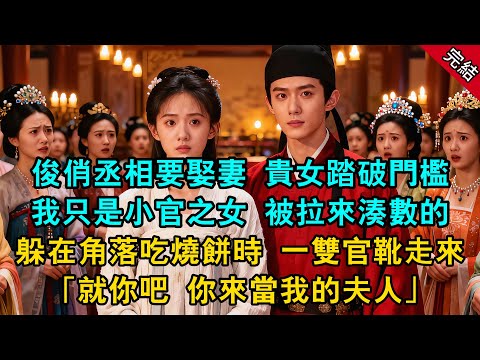 俊俏丞相要娶妻 貴女踏破門檻,我只是小官之女 被拉來湊數的,躲在角落吃燒餅時 一雙官靴走來「就你吧 你來當我的夫人」#原創 #古言 #小說