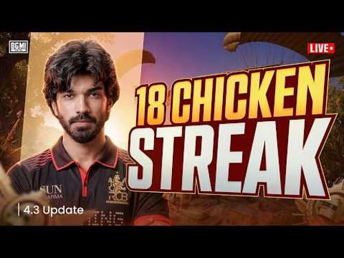 BGMI LIVE 18 WWCD STREAK CHALLENGE - #iQOO #iQOO15R