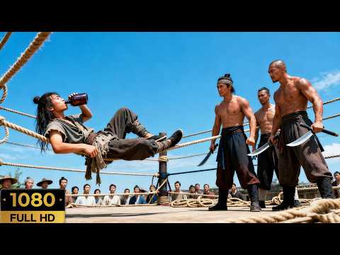 Drunk beggar is kung fu master, defeats 1000 bullies alone!