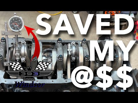 393 Windsor Build Part 16 Homemade Tool Avoided Catastrophic Failure + Timelaps Short Block Assembly