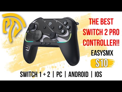 EasySMX S10 Gaming Controller for Switch 2 - WAKE UP | TMR HALL STICKS | HD RUMBLE | NFC #easysmx