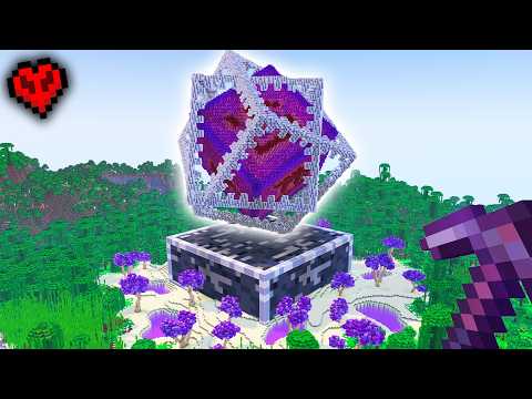 I Built The Most Over The Top End Crystal in Minecraft Hardcore