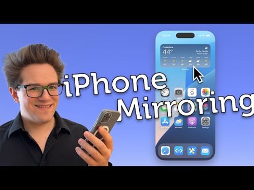 How iPhone Mirroring Works on the Mac
