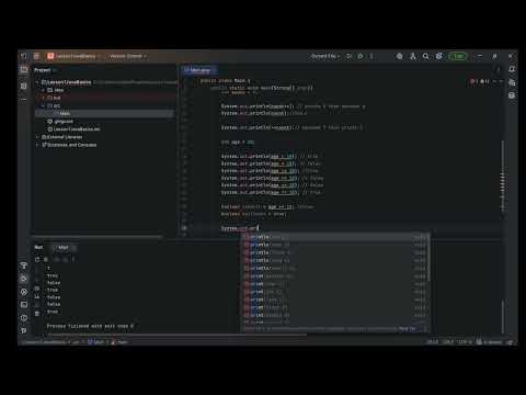 Java Lesson 2 – Operators Explained (Arithmetic, Comparison, Logical & Assignment)