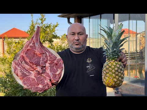 The right steak + pineapple salsa = the best taste!