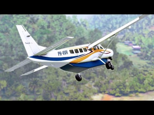 Dangerous Bush Flying in Indonesia | MSFS