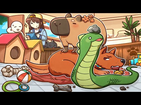 어떤 동물이든 돌봐준다곤 했는데.... 얘네는 좀