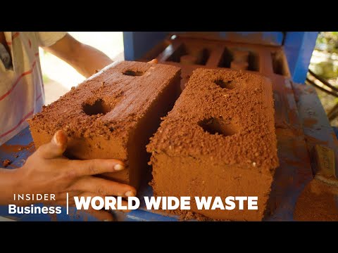 How Bricks Made From Invasive Seaweed Clean Mexico's Beaches | World Wide Waste | Business Insider