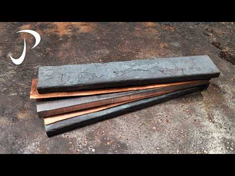 Forging a Chef Knife With Copper Go Mai - Full Process