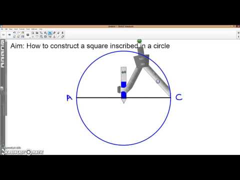 How to Construct a Square Inscribed in a Circle