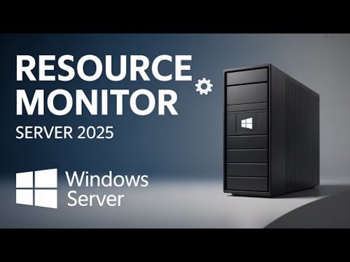How to Use Resource Monitor all Windows | How to Use Resource Monitor in Server 2025