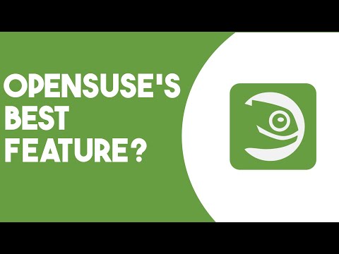Is This openSUSE's Best Feature?