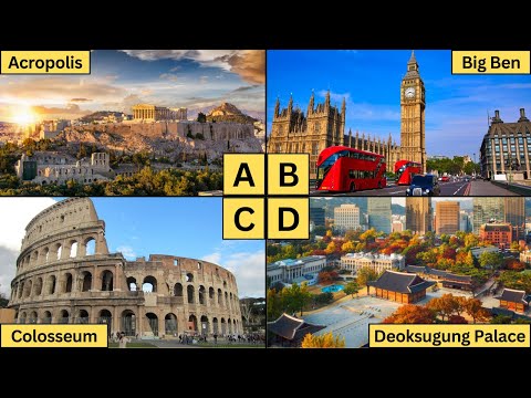 ABC Landmarks | Learn A to Z | Kids Learning | Famous Landmarks for Kids