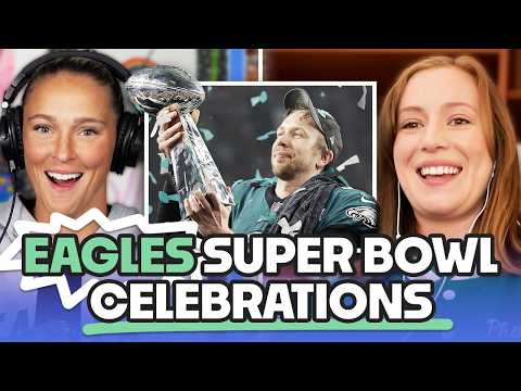 Hannah Einbinder admits the backstory of her HAMMERED Eagles' Super Bowl interview to Kylie | NGL