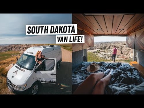 The Ultimate Camper Van Tour of SOUTH DAKOTA! - Everything to See Do & Eat!