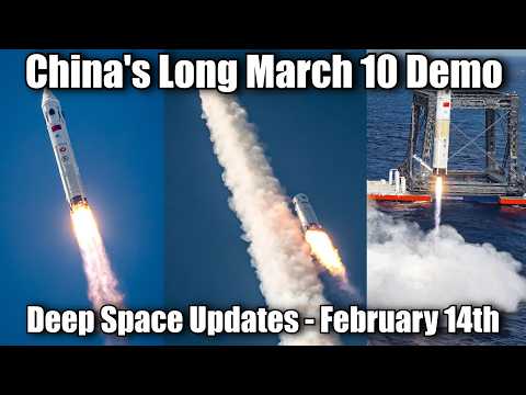 SpaceX & Blue Origin Shoot For The moon - Deep Space Updates February 14th