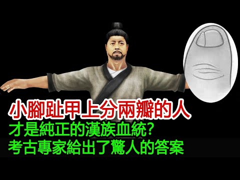 小腳趾甲上分兩瓣的人,才是純正的漢族血統?考古專家給出了驚人的答案!#風雲史記