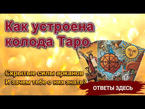🔥Как устроена колода Таро! Простым языком о ТАЙНЫХ СИЛАХ карт