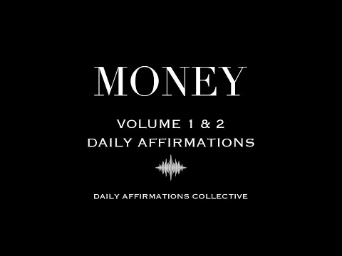 Black Screen Money Affirmations Vol. 1 & 2 | Rain & Crackling Fire for Deep Abundance Reprogramming