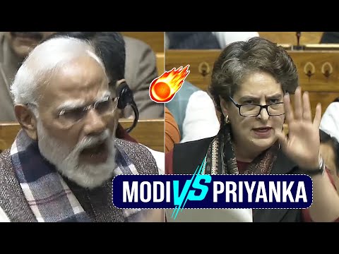PM Modi vs Priyanka Gandhi In Parliament | BJP vs Congress Party | Rahul Gandhi | News Buzz