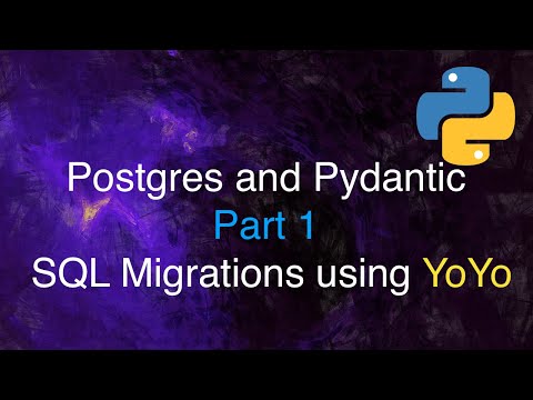Postgres SQL Migrations using YoYo