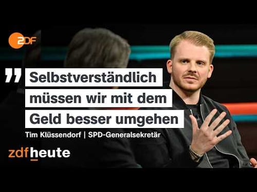 Sozialreformen: SPD-Generalsekretär kritisiert Vorschläge der Union | Markus Lanz vom 10. 02.2026