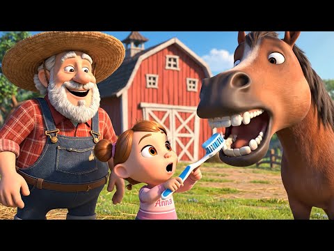 Old MacDonald Had a Farm | Baby Anna on the Farm | Nursery Rhymes | Baby Anna Kids Songs