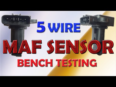 How to Bench Test a 5 wire MAF sensor.