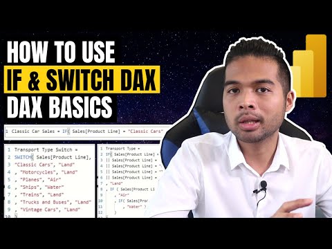 How to use the IF & SWITCH DAX Functions in Power BI // Beginners Guide to Power BI in 2021